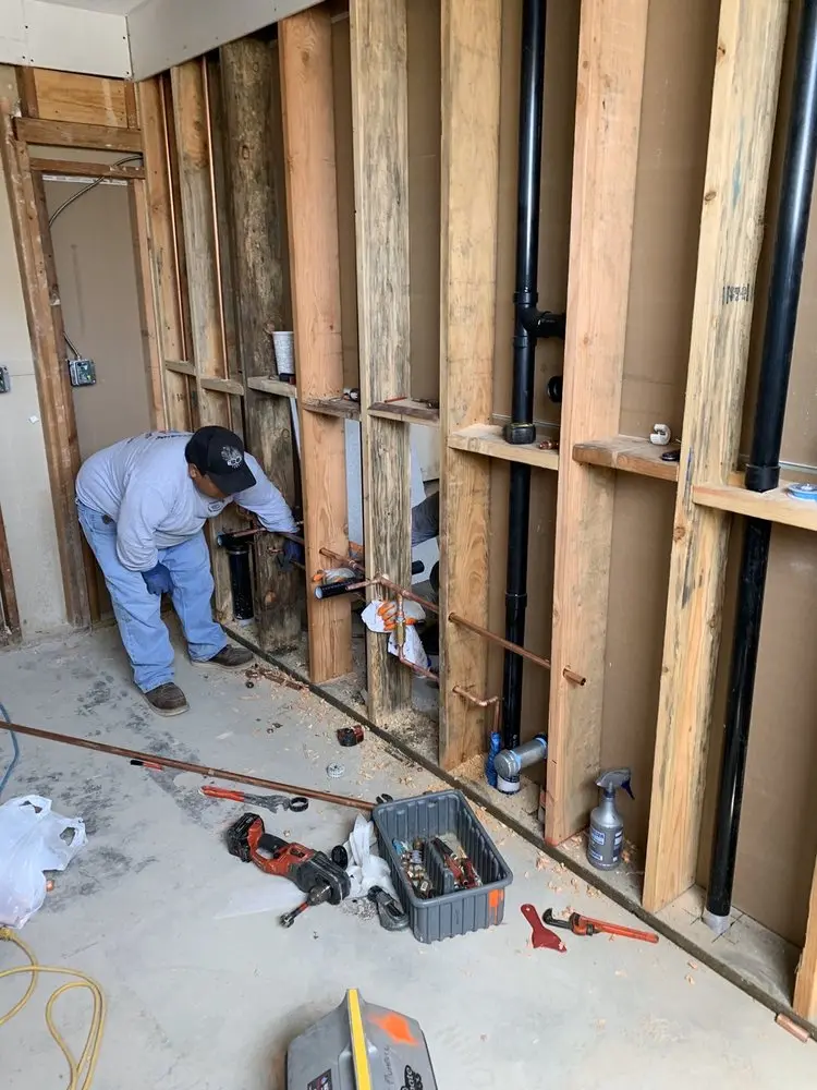 Commercial rough-in plumbing for Gas Line Repair in Coymack